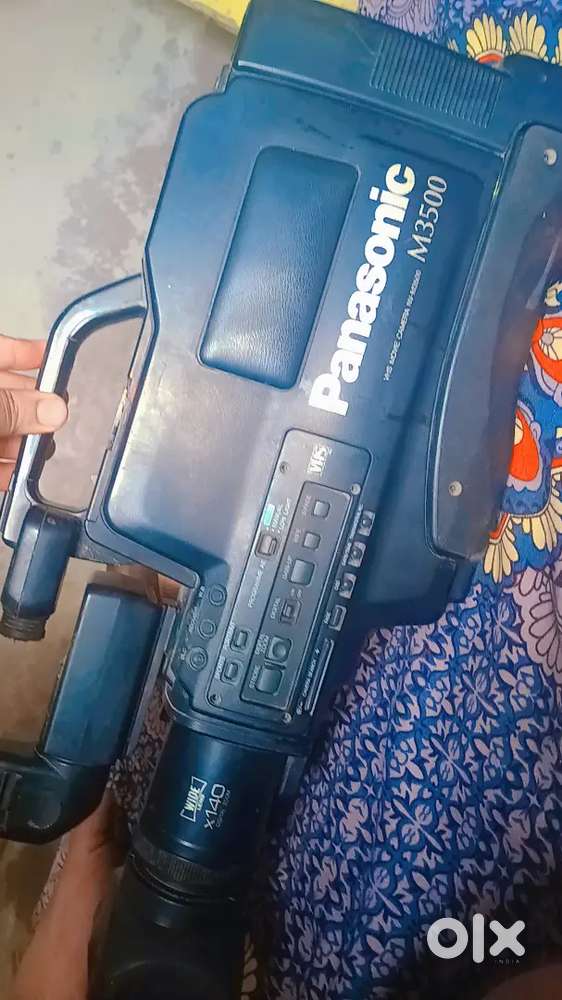 Panasonic m3500 vhs camera working but battery nahi hai