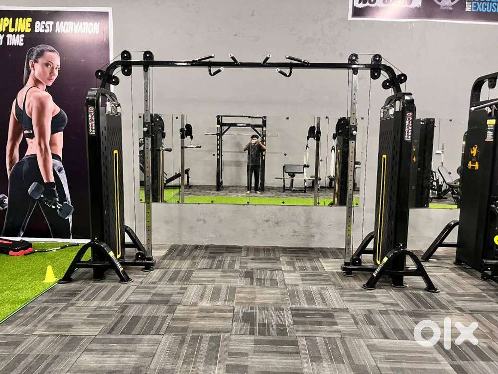 Full Gym Machine / Gym equipment / Gym full setup powder coat paint.