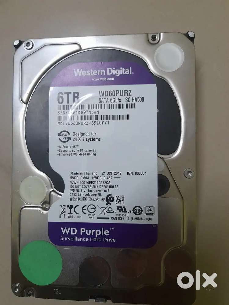 6 TB WD HDD
