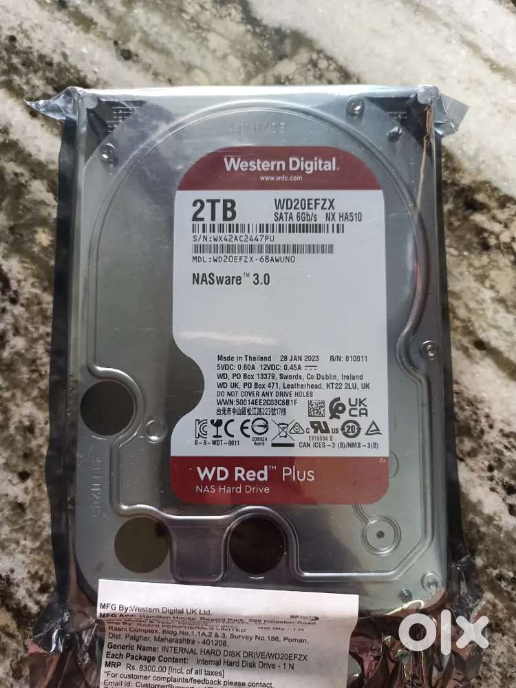 Western Digital (WD Red Plus NAS Hard Drive )2TB