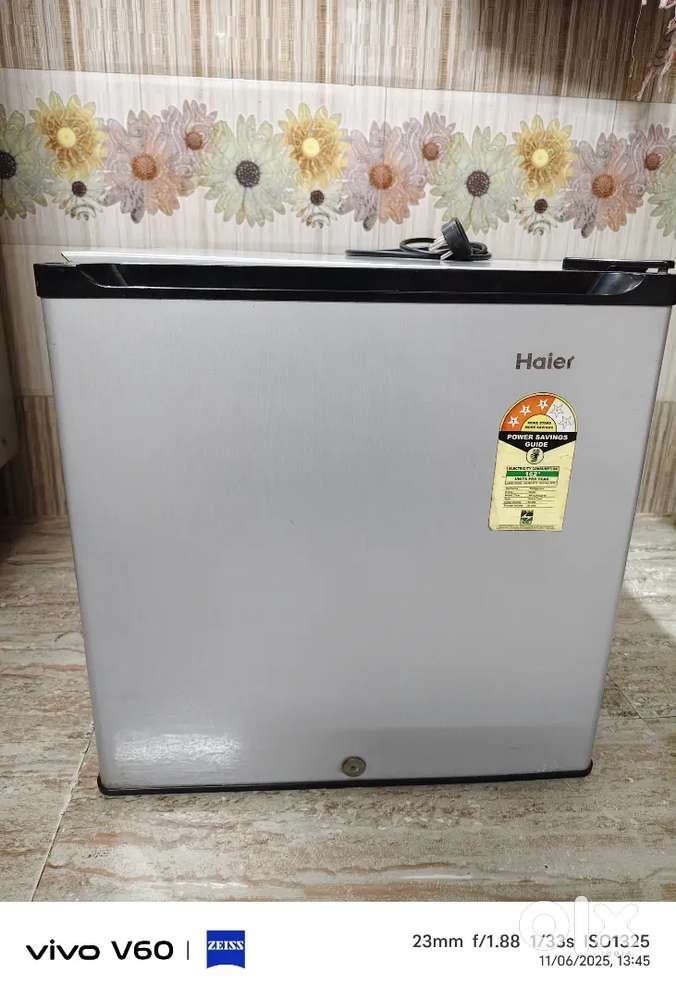 Haier 50 litter refrigerator mini fridge good and
working condition