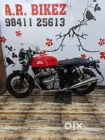 CONTINENTAL GT 650 ROCKERS RED 40k full fitting worth 40k