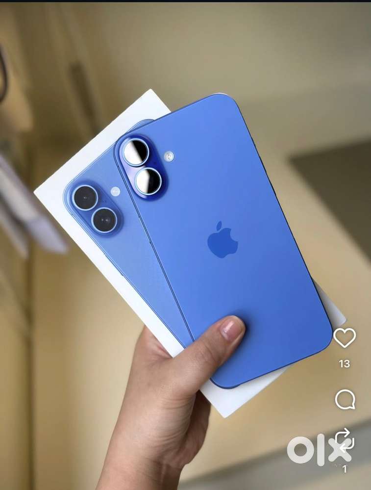 Indian unit. Only cal no msg. Nxt to new. Apple-16 plus-128gb.