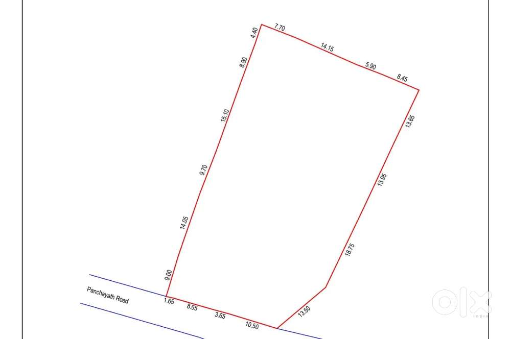 [52 CENTS] - 3.75 LAKHS/CENT 5 Km Distance From PEROORKADA JN