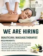 Female Spa Therapist Jobs in Hyderabad with Food & Accommodation