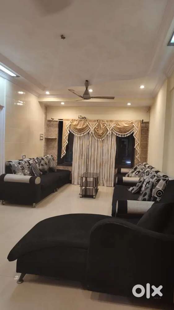 2 bed semi furnished flat for rent