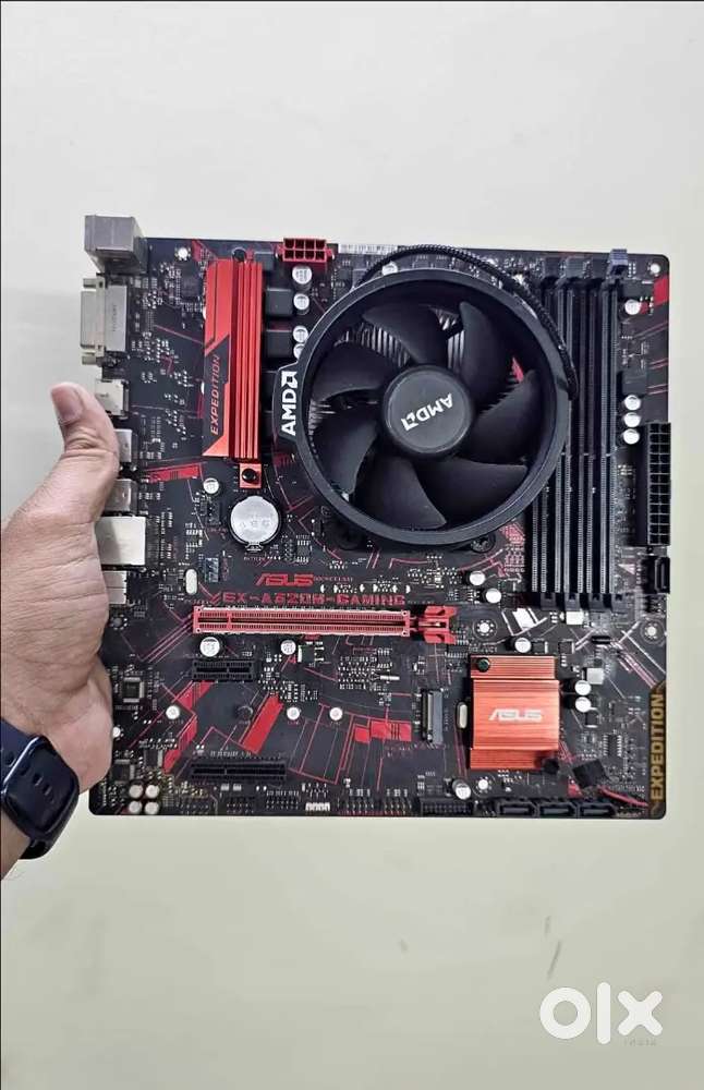 Amd A320m gaming motherboard & Amd Ryzen 3400g  processor