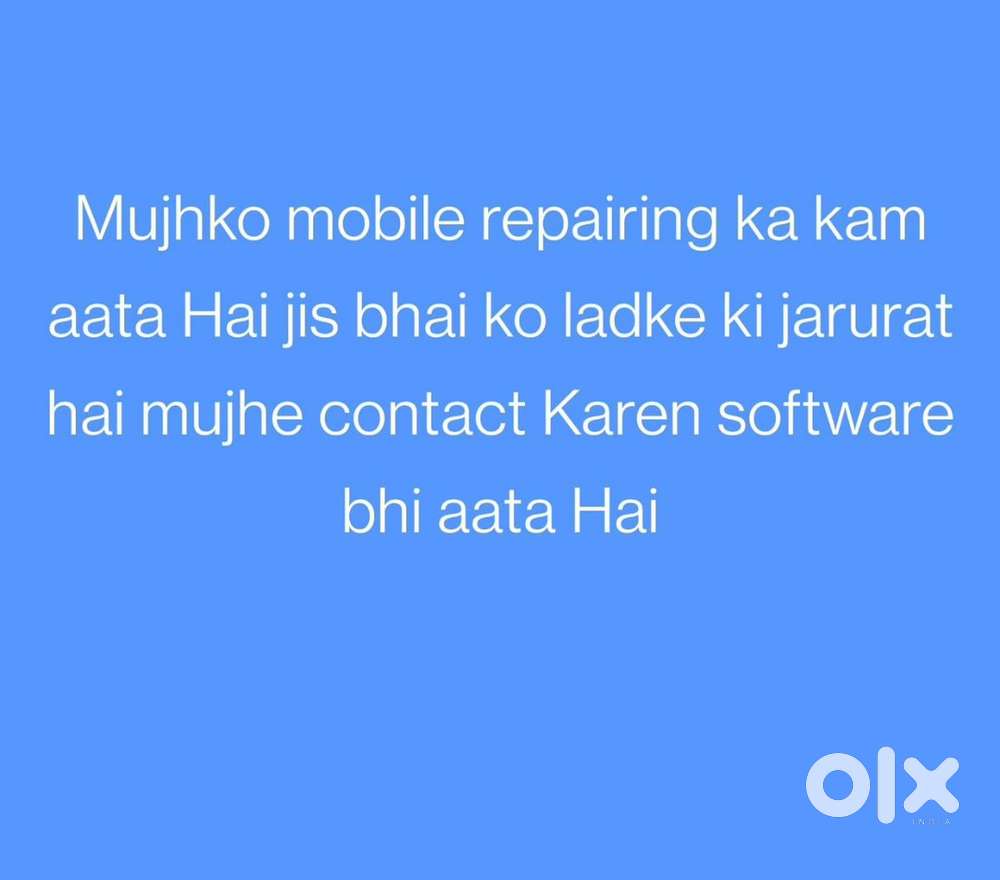 Mobile repairing job