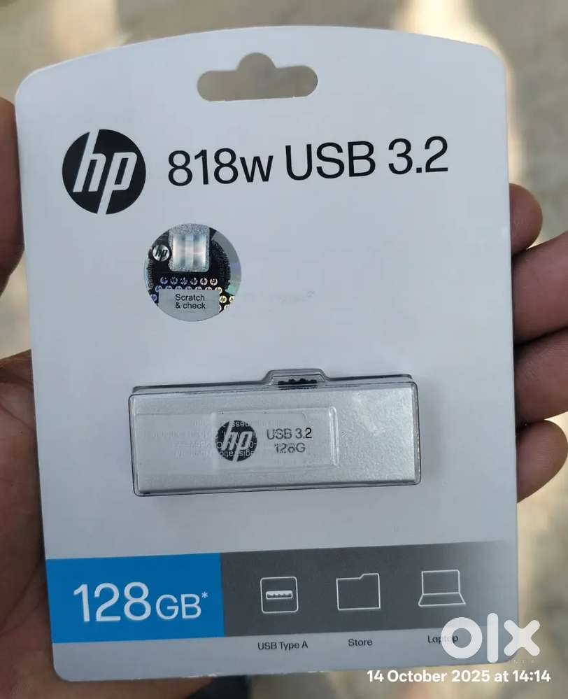 HP 128 GB 3.2 Sealed Pen Drive