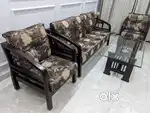 High Quality Sagwan wood Sofa set with Table