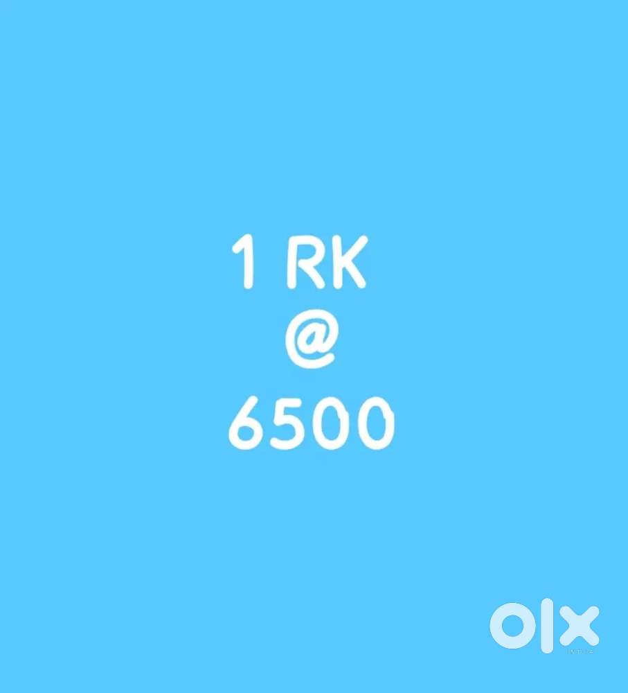 1RK for rent @ 6500