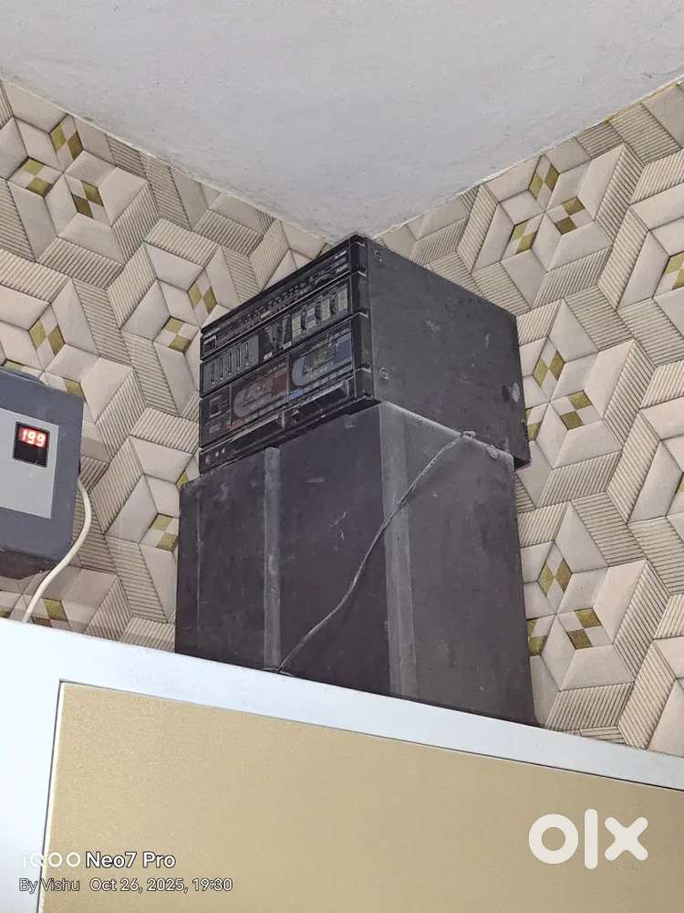 Videocon Cassate audio system and 2 speaker not used from long time