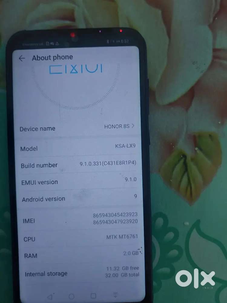 Honor 8s 8000rs