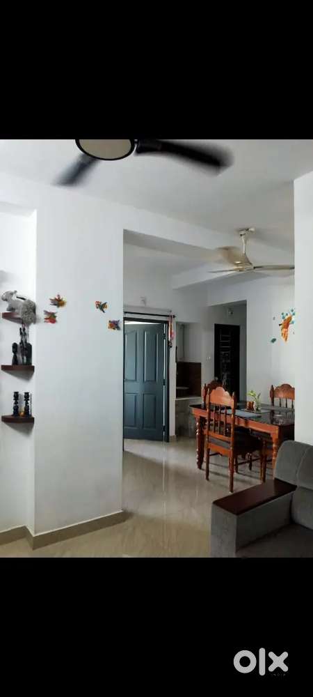 2 BHK PLUS 1 STUDY ROOM FULLY FURNISHED FLAT LEASE AT CHEMBUMUKKU