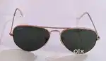 Ray Ban Aviator Black with Gold Frame
