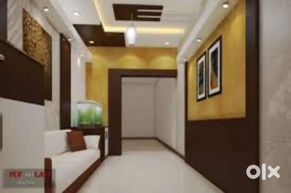 1/3 BHK flats in wooden furniture pop calar works solutions