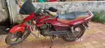 Red bike single hand
