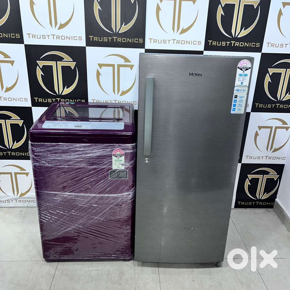 195liters Haier fridge and whirlpool machine combo AVBLE with warranty