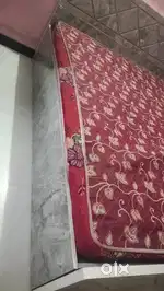 Bed with mattress and side 2 drawer