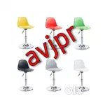 New plastic bar stool with hydraulic up and down function cafe furnitu