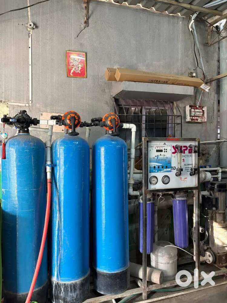 1000 ltr ro plant setup