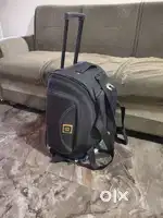 Traveling trolley bag black color