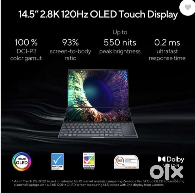 Brand New ASUS Zenbook Pro 14 Duo OLED