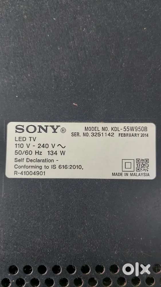 SONY TV 55 inch