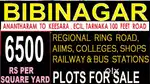 BIBINAGAR TO JAINEPALLY ROAD PLOTS  FOR SALE  VERY NEAR TO RRR & AIIMS