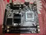 Motherboard + intel core 2 duo+ free cpu fan