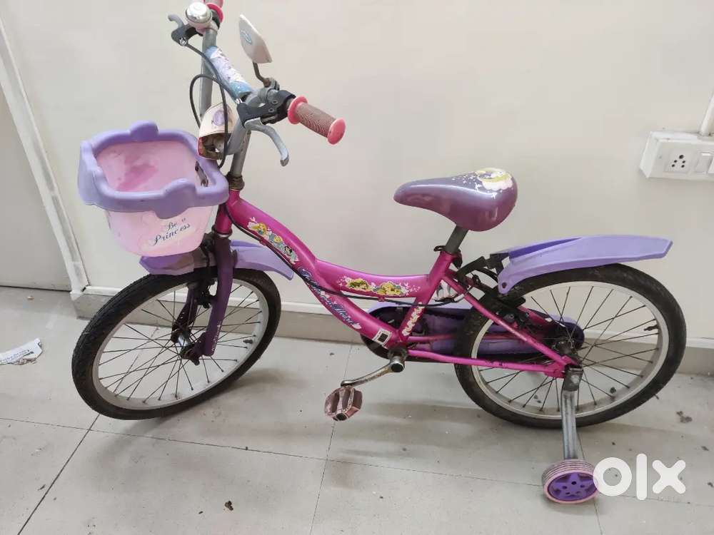 Girls bicycle with Disney Princess theme