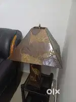 Lamp hut shape wooden
