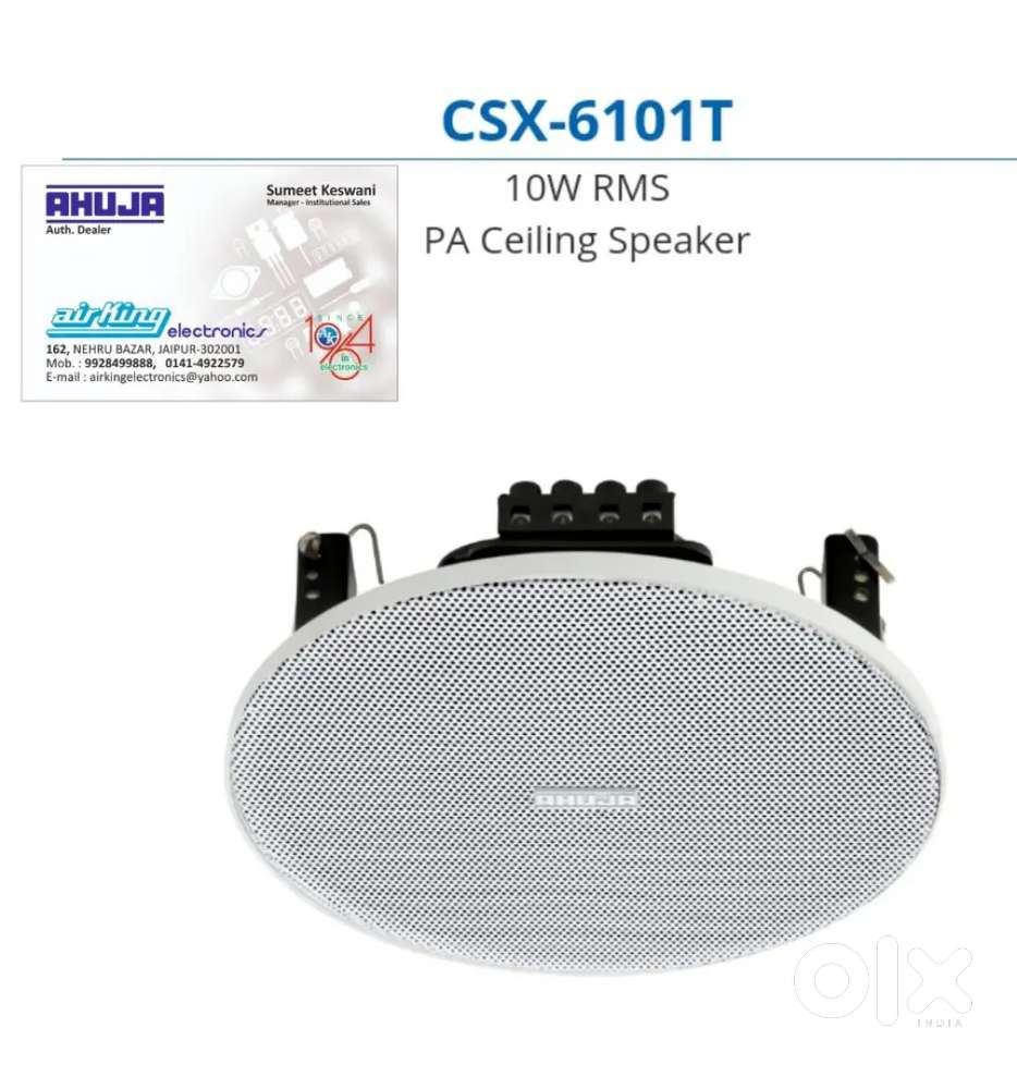 Ahuja pa ceiling speaker csx 6101t images