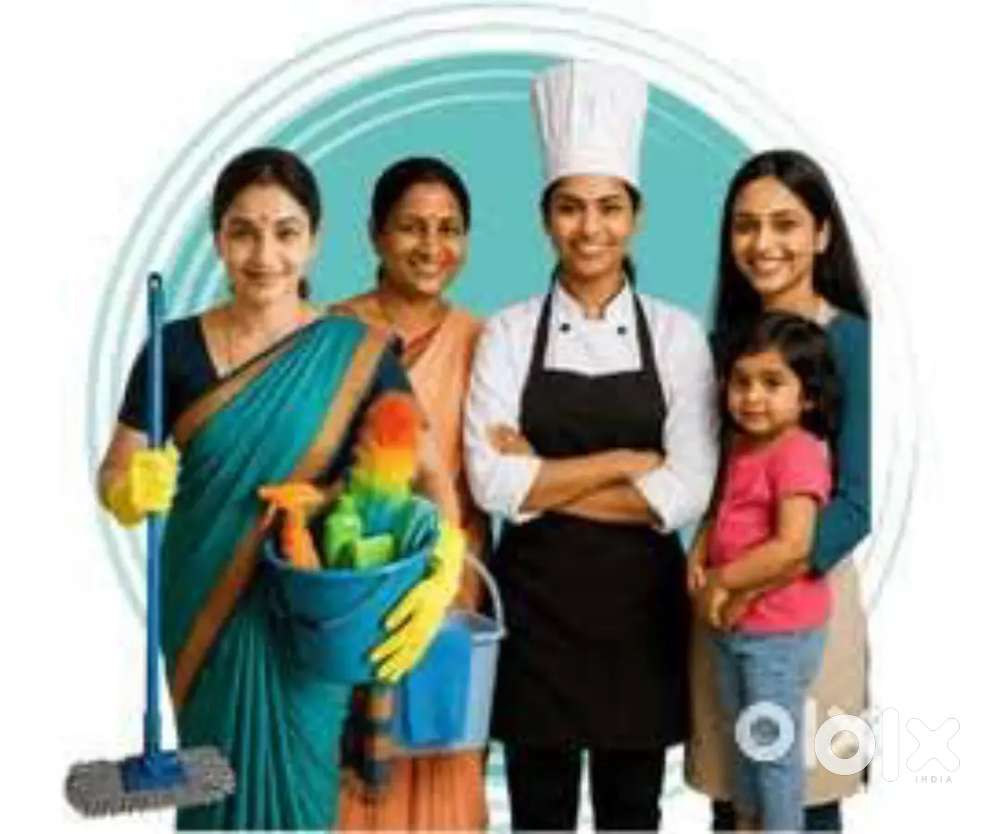 House maid full time 24 hrs job hai only female job hai