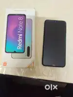 Redme Note 8, 4GB RAM/64GB ROM, 48 MP AI Quad camera black with cover