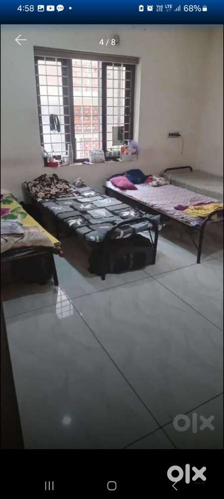 Staying facility for ladies with food