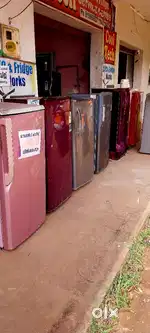 Single door fridge &washing machine