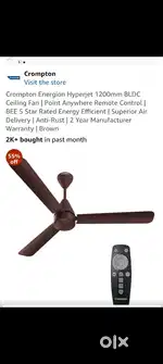 BLDC celling fan new seal pack