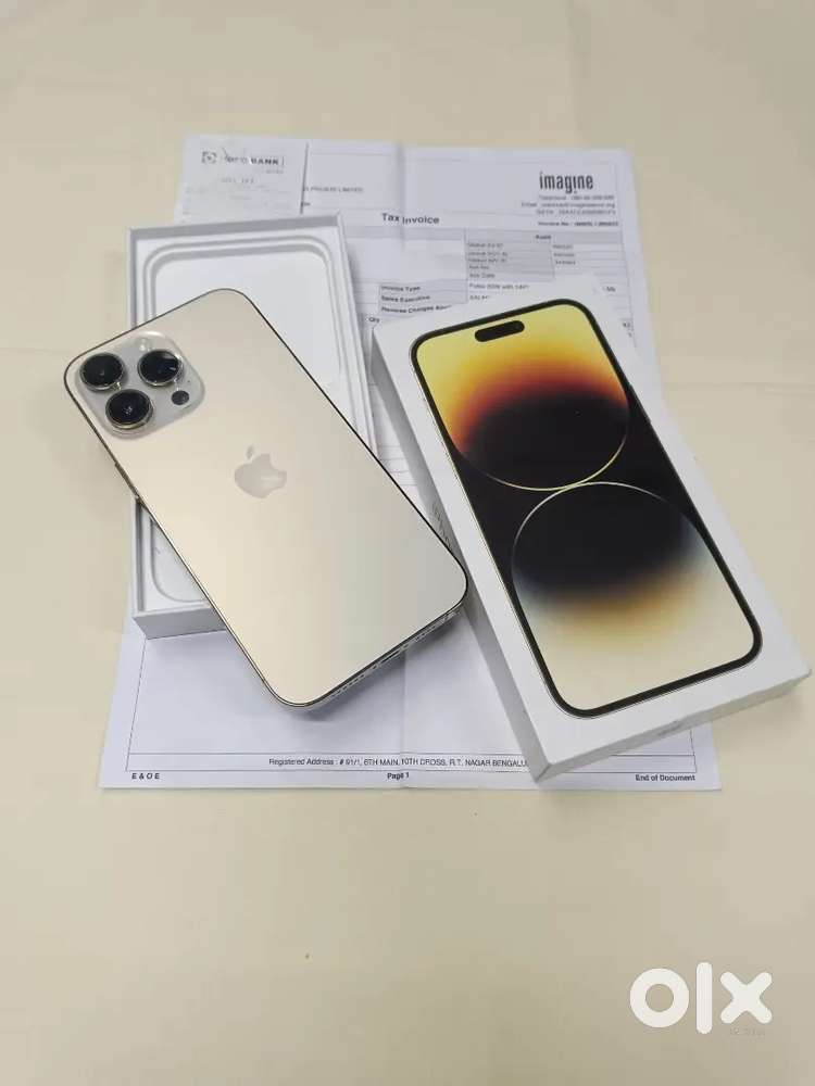 iPhone 14 pro Max (256GB) desert titanium brand new condition full kit