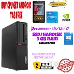 LENOVO i5-i3/5th Gen/500 GB/4/8 Ram/2GB Graphic/Win10/ Computer/ cpu