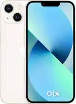 i phone 13 white clr 128 gb with box in warranty november tk warnty ha