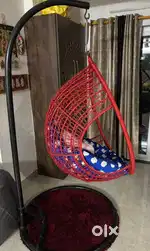Swing chair with stand and carpet