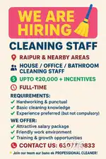 Cleaning staff