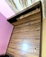 @home by Nilkamal Engineered Wood King Size Bed cot with dual Storage