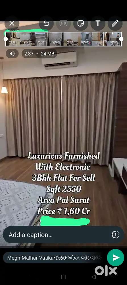 FULL FURNISHED FLAT WITH ELECTRONICS PAL OPPOSITE GREEN CITY ADAJAN
