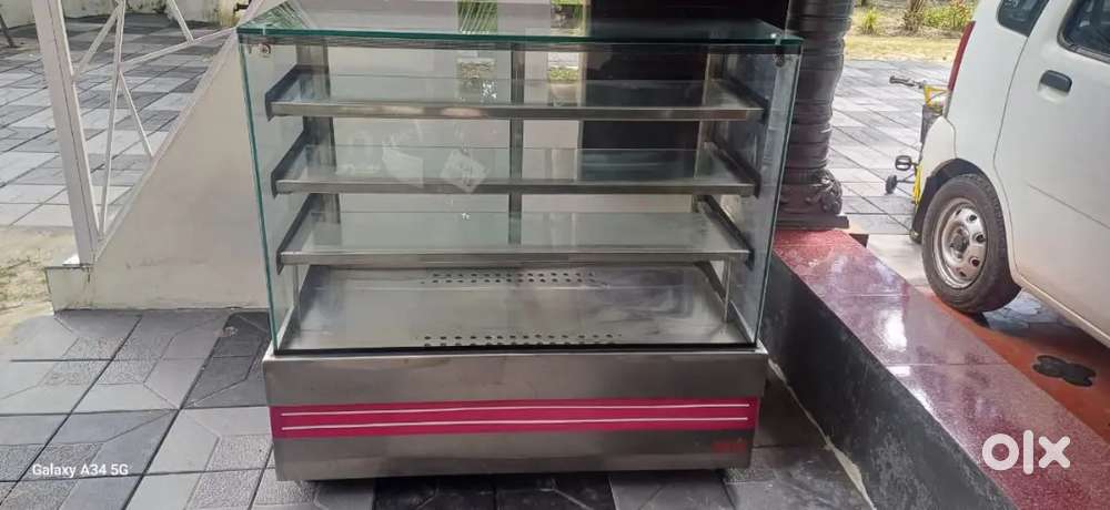 Stainless steel hot display counter
