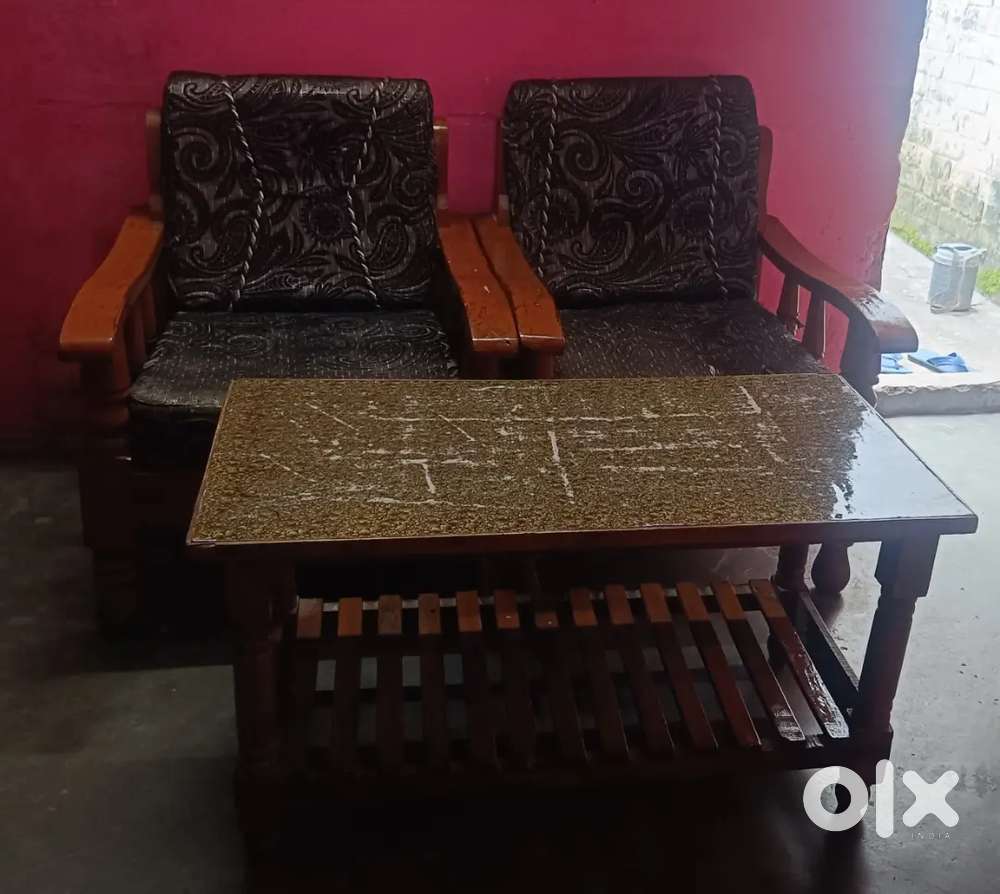 Sofa and table