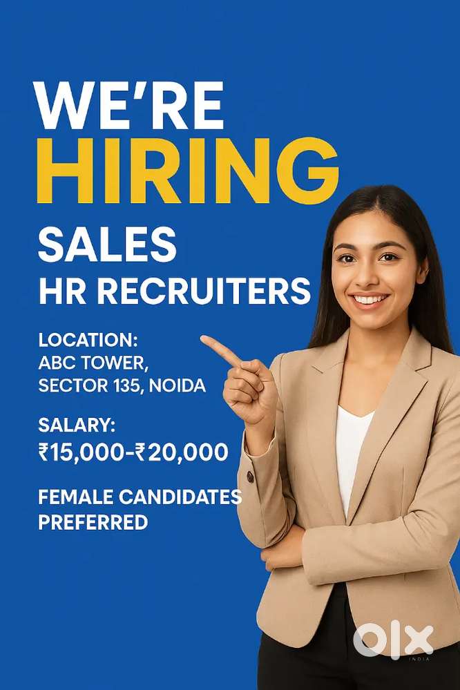 Hiring: Females Telecalling Sales (Real Estate) & HR Recruiters