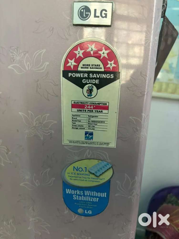 5 Star 180 ltr Single Door Samsung Fridge