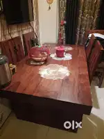 Dining table with 6 seater sheesham wood